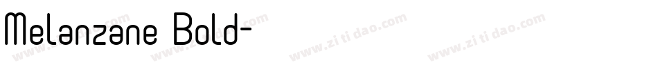 Melanzane Bold字体转换